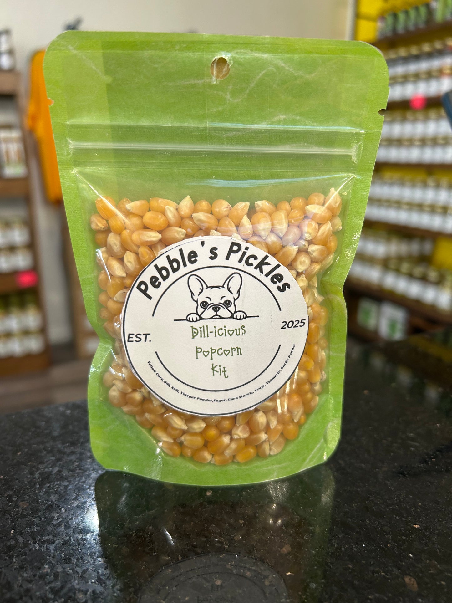 Pebble's Pickles Dillicious Popcorn Kit