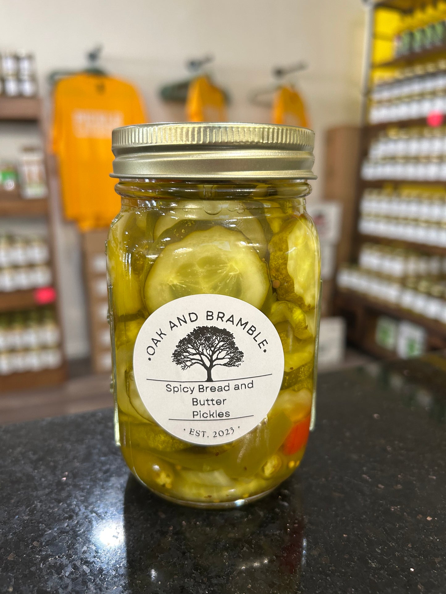 Oak And Bramble Spicy Bread And Butter Pickles