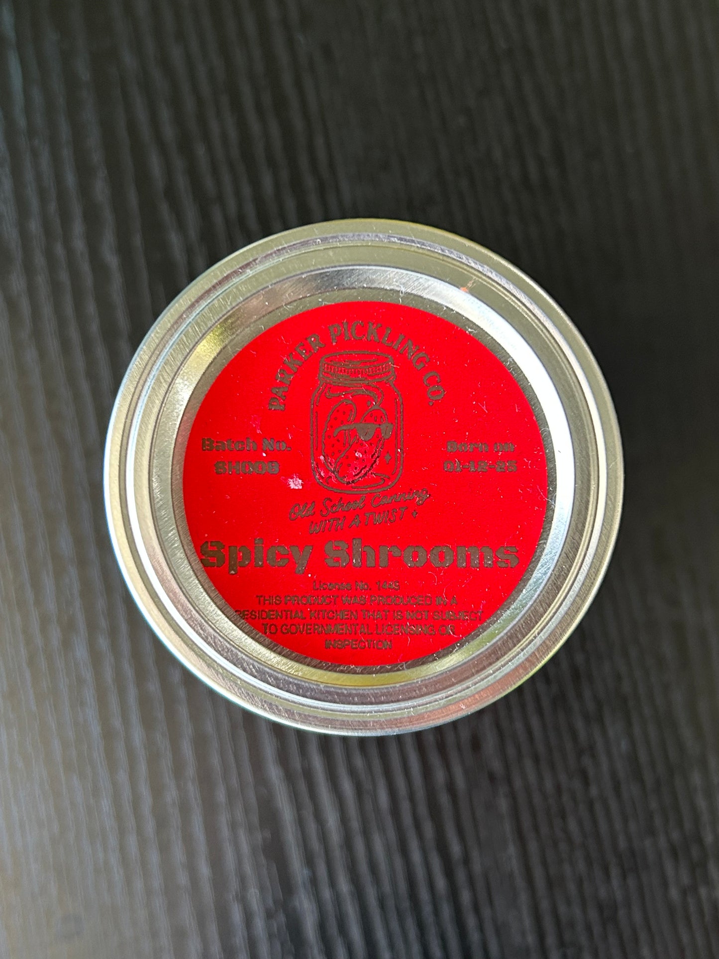 Parker Pickling CO Spicy Shrooms
