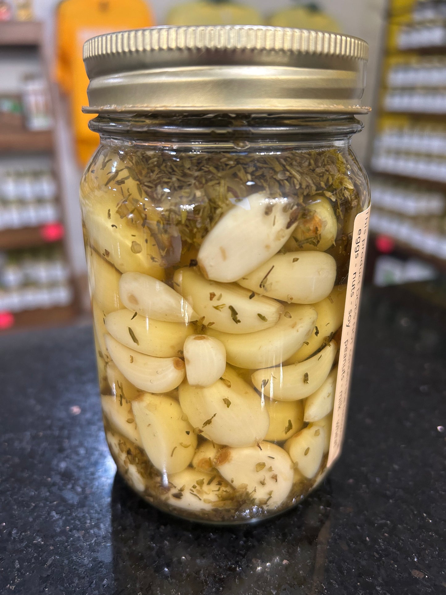 Hunziker's Herbed Pickled Garlic