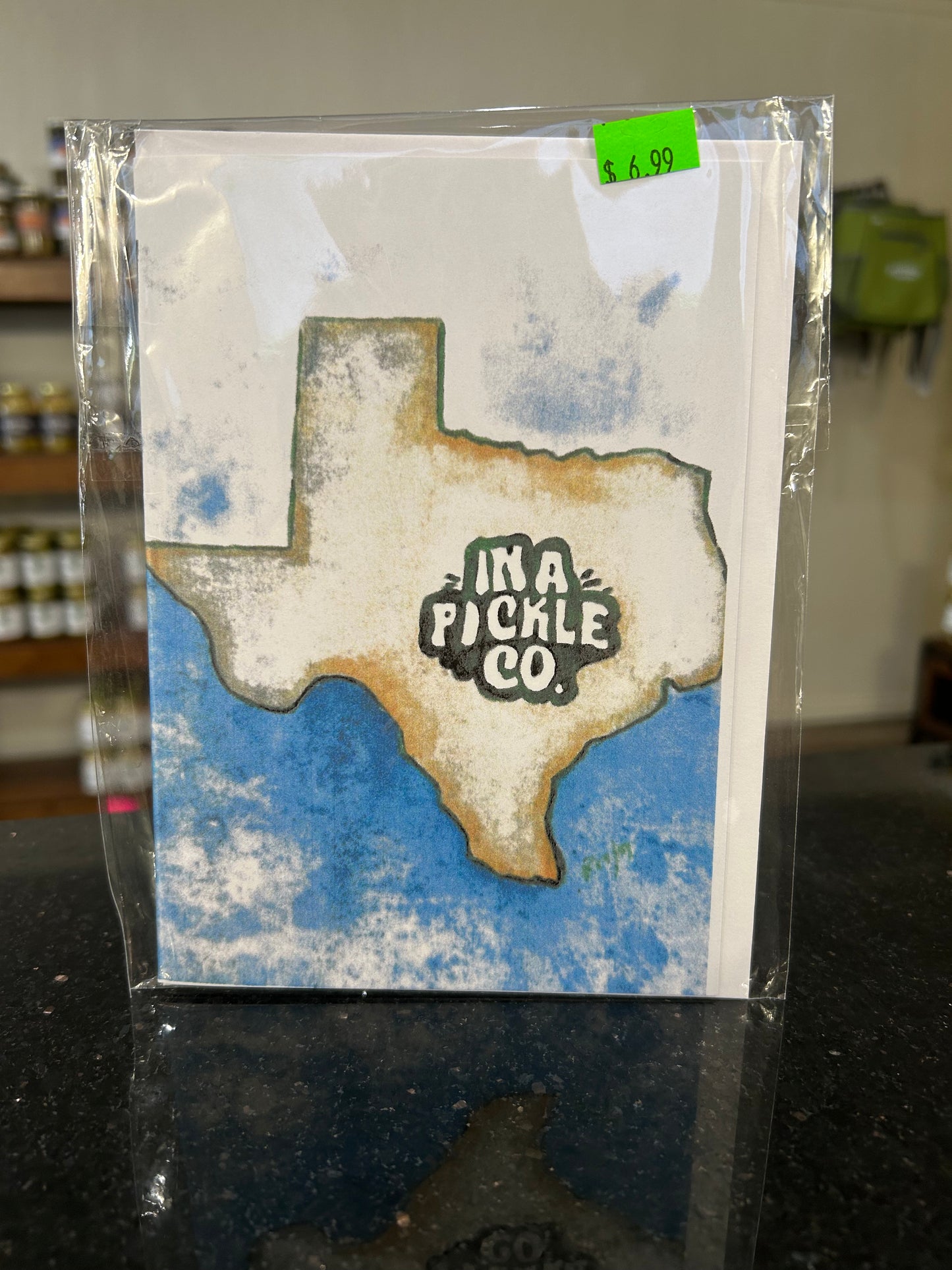 Watercolor Pickle Themed Cards