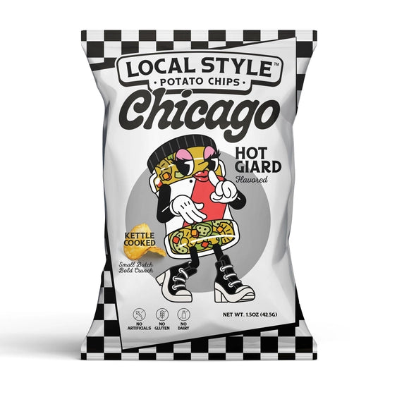 Hot Giard Flavor Potato Chips - Local Style | Chicago