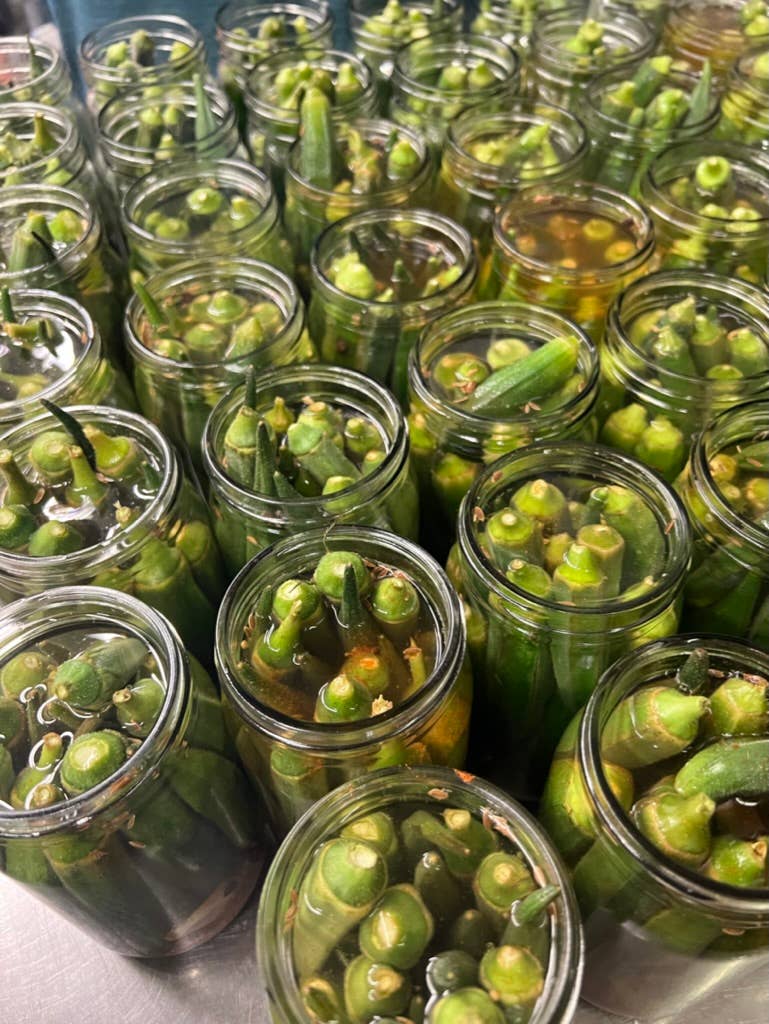 Pickled Okra: 16 oz.