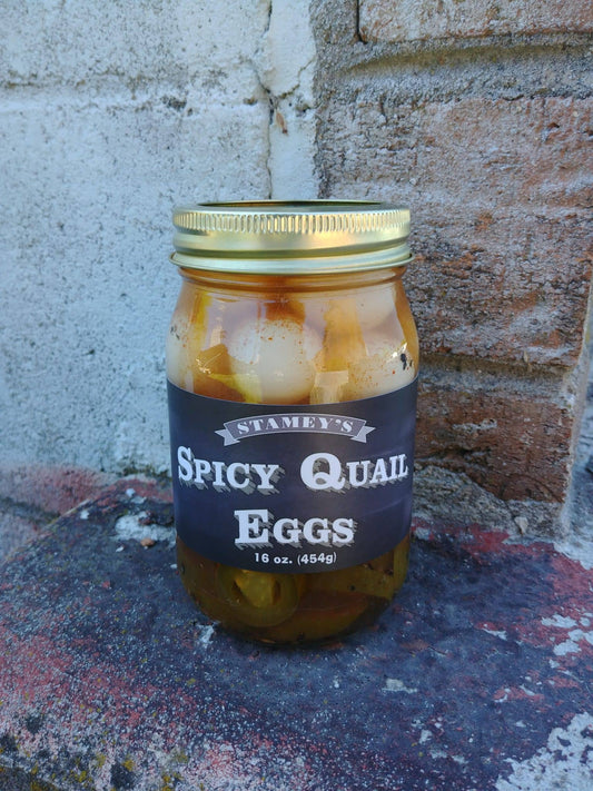 Spicy Quial Eggs: Pint