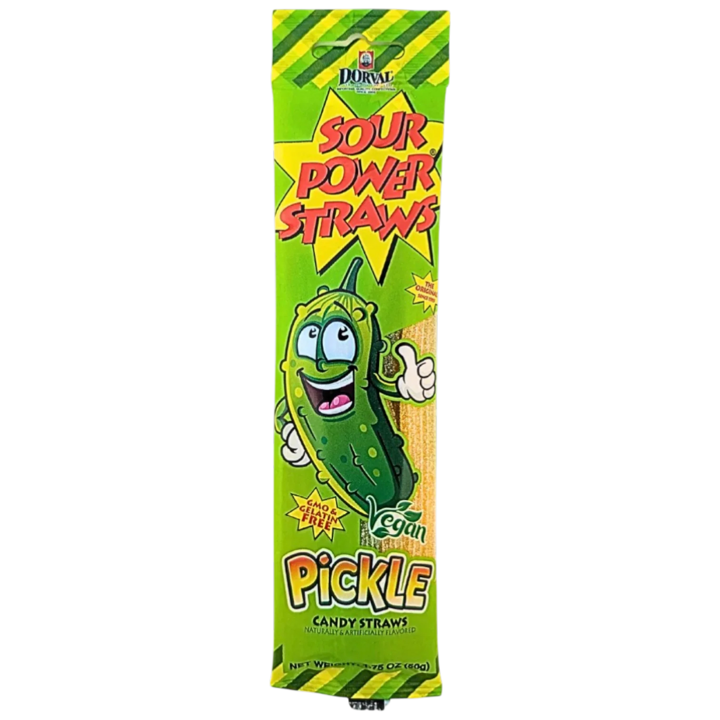 Pickle Sour Power Straws