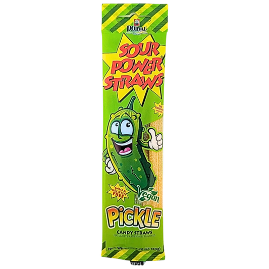 Pickle Sour Power Straws