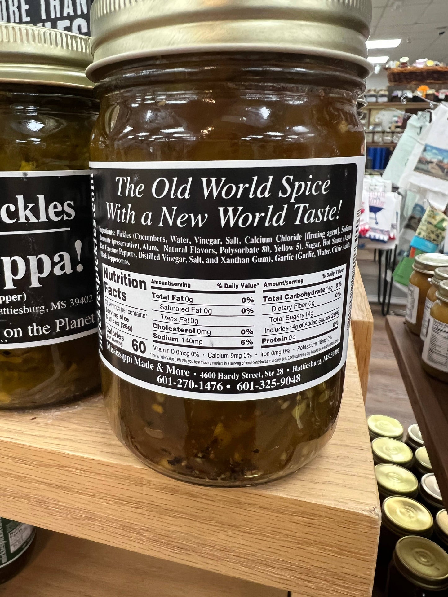 RELISH Black Peppa Mickle's Pickles 12oz Jar