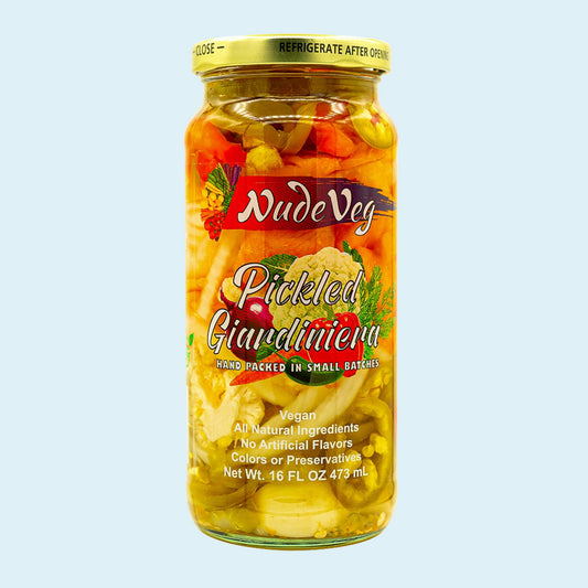 Pickled Giardiniera | Farm Fresh Mixed Vegetables | 16oz