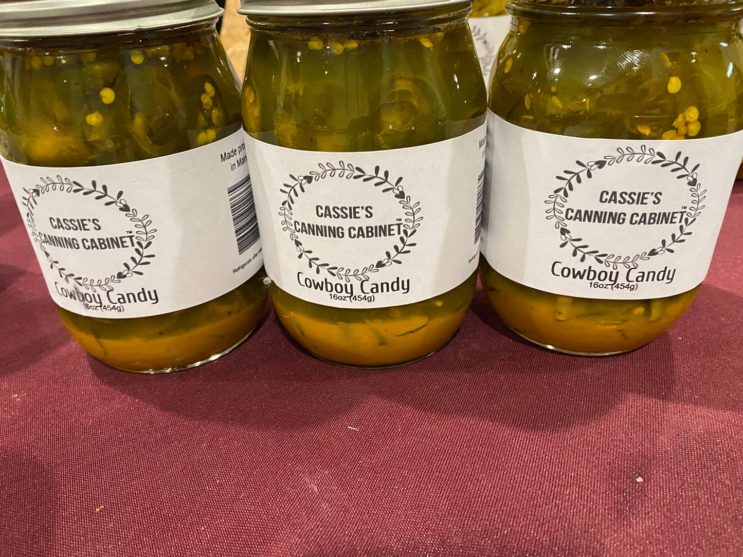 Cassie's Canning Cabinet Cowboy Candy