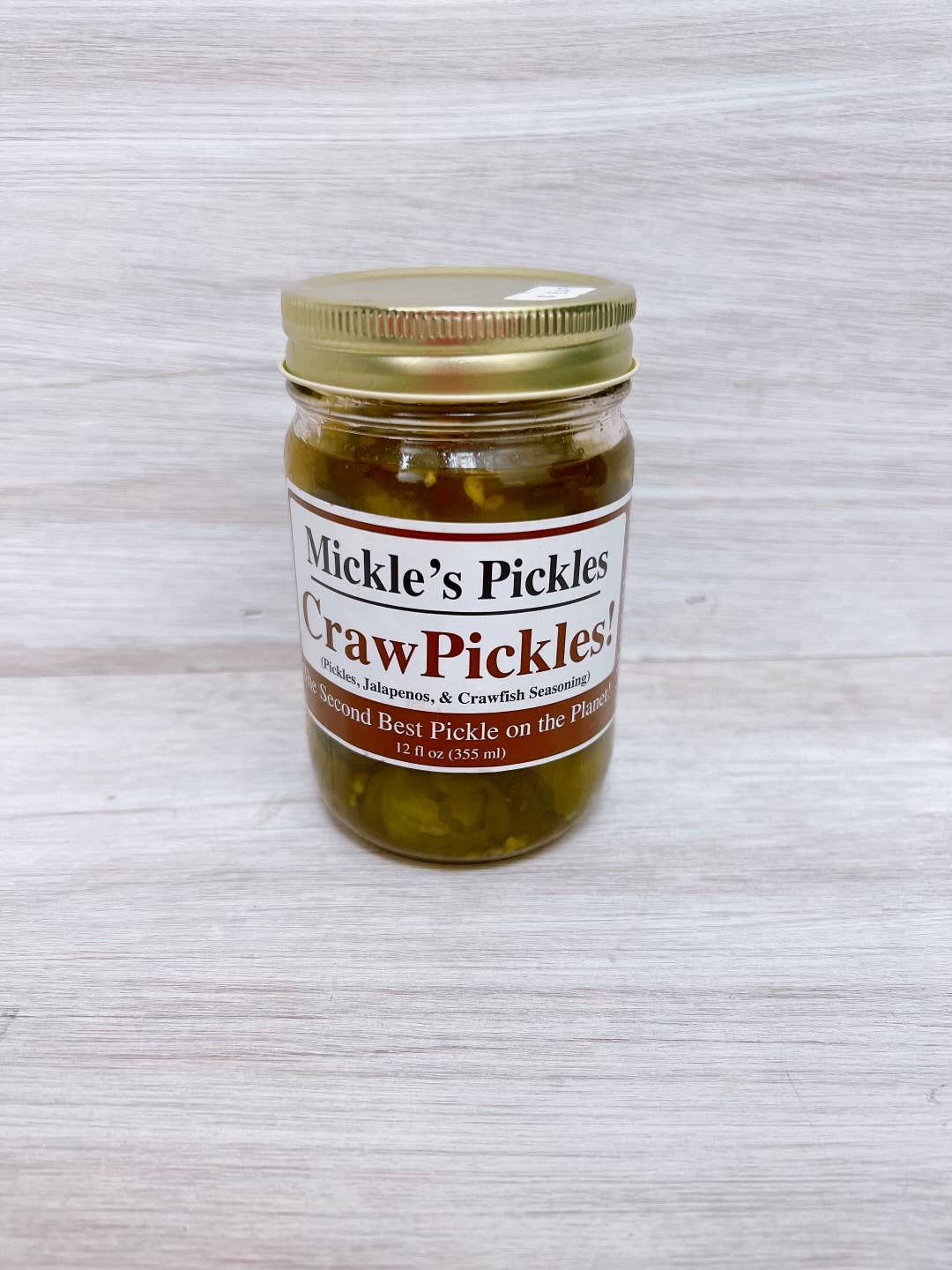 Craw Pickles Mickle's Pickles 12oz Jar