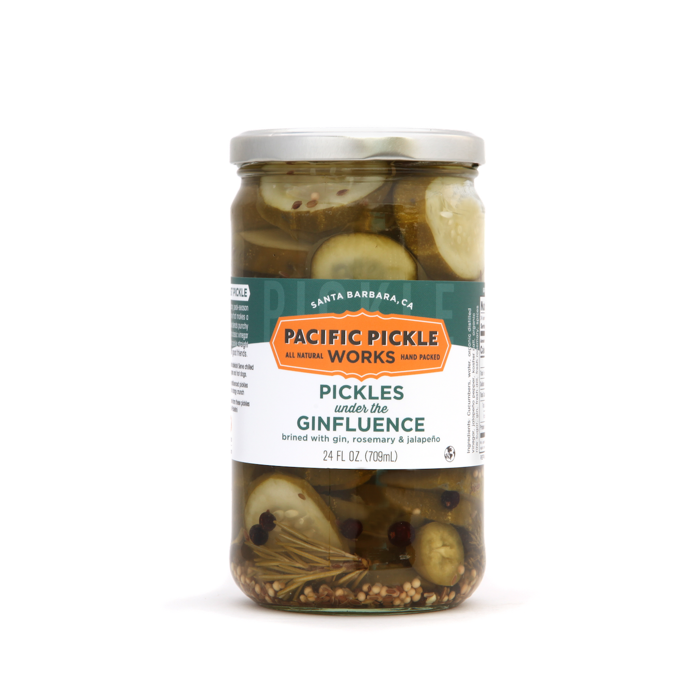 Pickles Under The Ginfluence - Pickles brined with gin