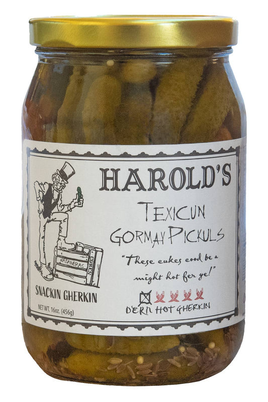 Harold's -  Dern Hot Gherkin Pickles