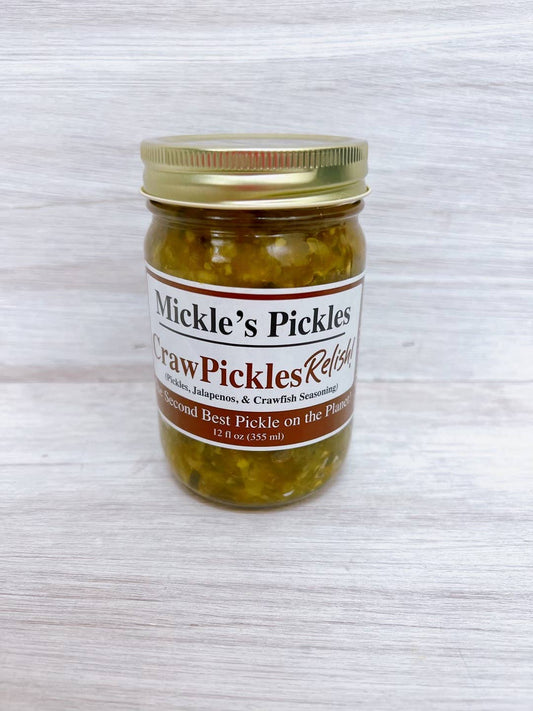 RELISH Craw Pickles Mickle's Pickles 12oz Jar
