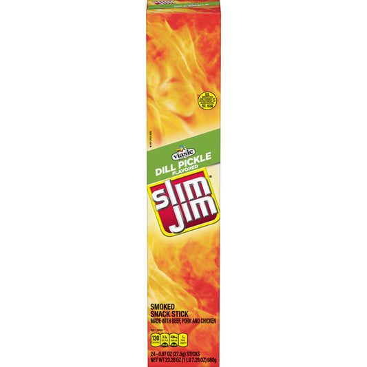 Slim Jim Giant Dill Pickle 24ct