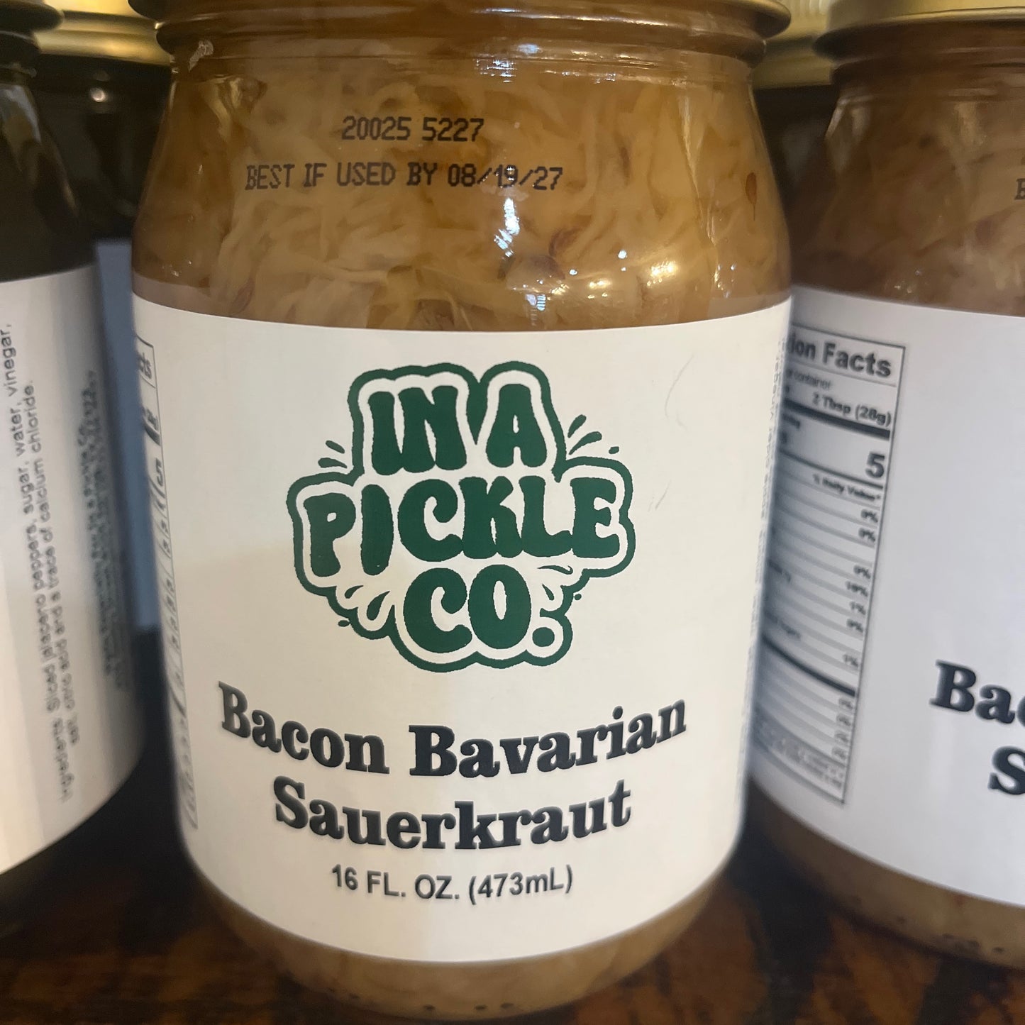 Bacon Barvarian Sauerkraut 16oz