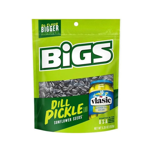 BIGS Vlasic Dill Pickle Sunflower Seeds, 5.35-Ounce
