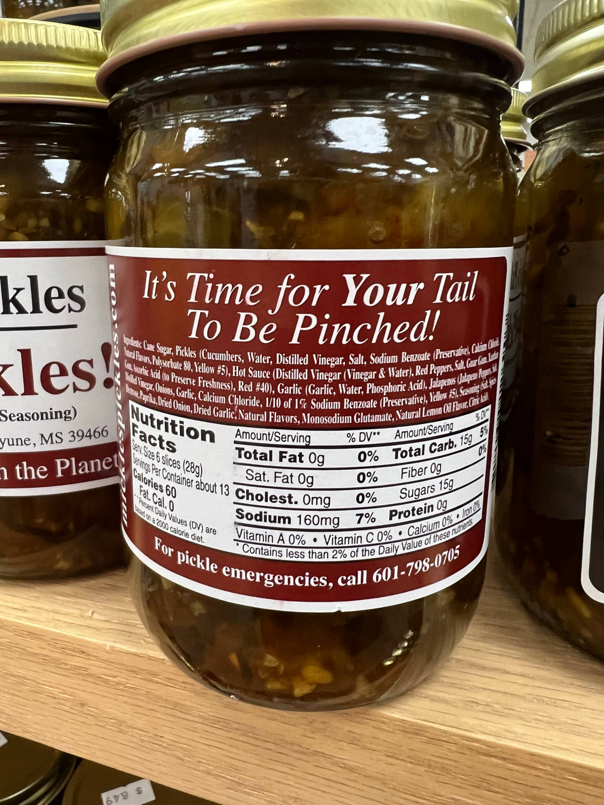 RELISH Craw Pickles Mickle's Pickles 12oz Jar