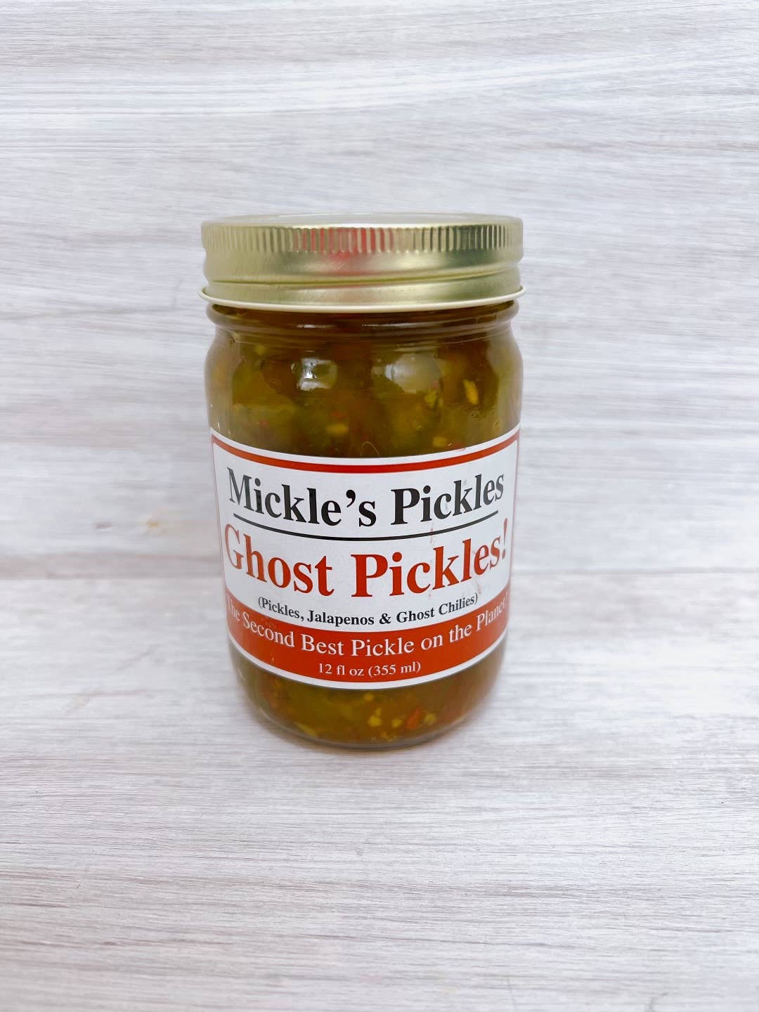 Ghost Mickle's Pickles 12oz Jar