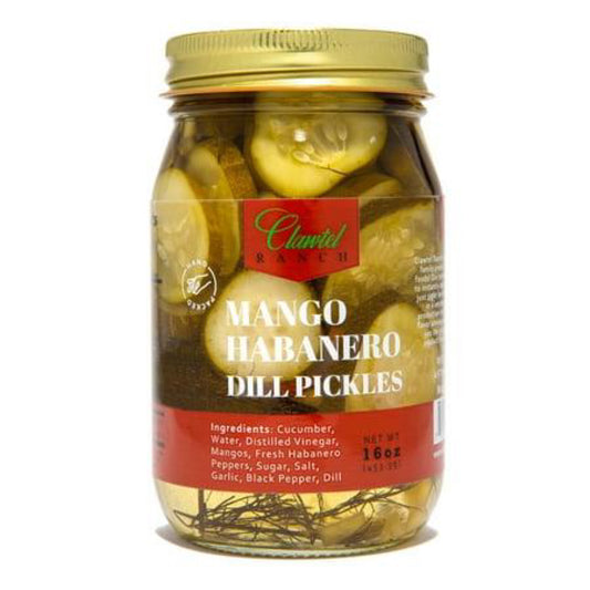 Clawtel Ranch Mango Habanero Dill Pickles