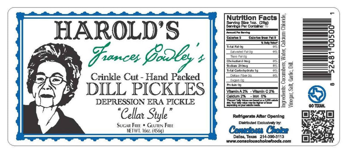 Harold's - Frances Cowley's Dill Pickles
