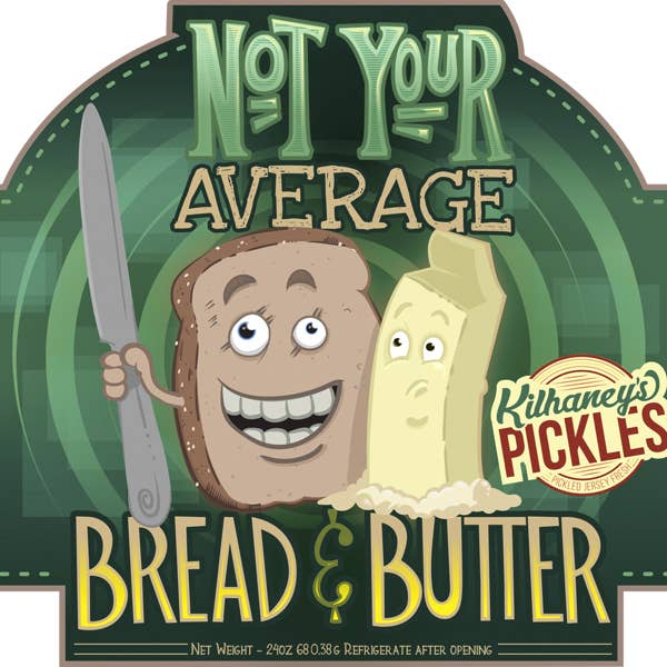 Bread and Butter Pickles- A classic sweet pickle, 16oz