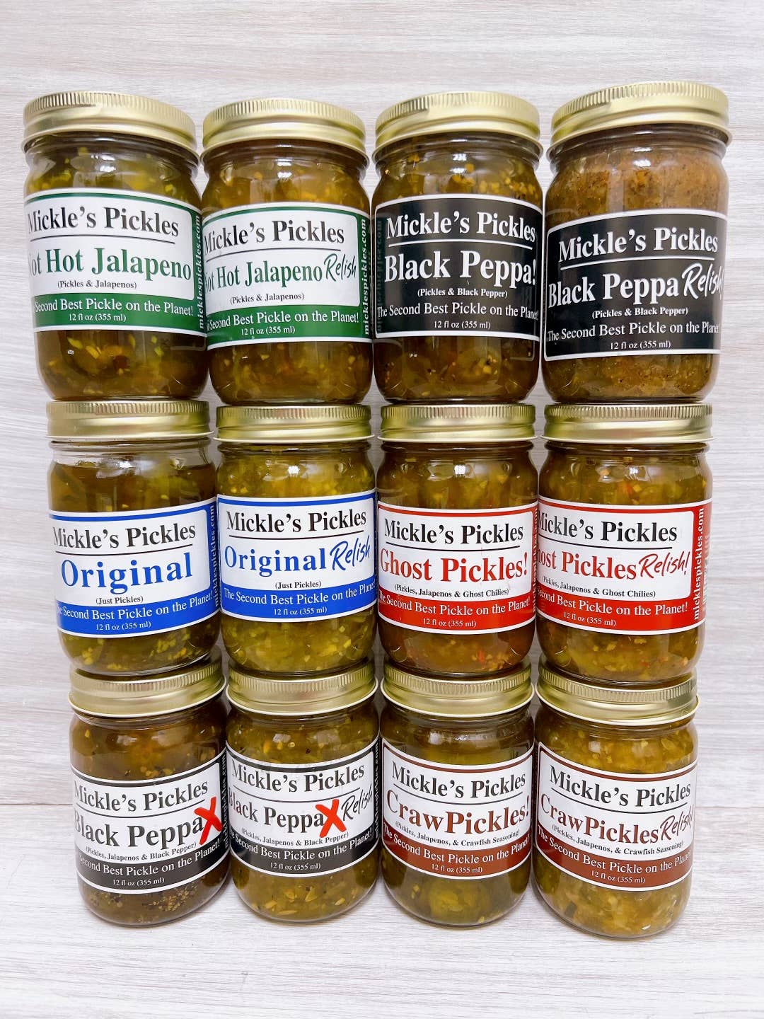 Craw Pickles Mickle's Pickles 12oz Jar